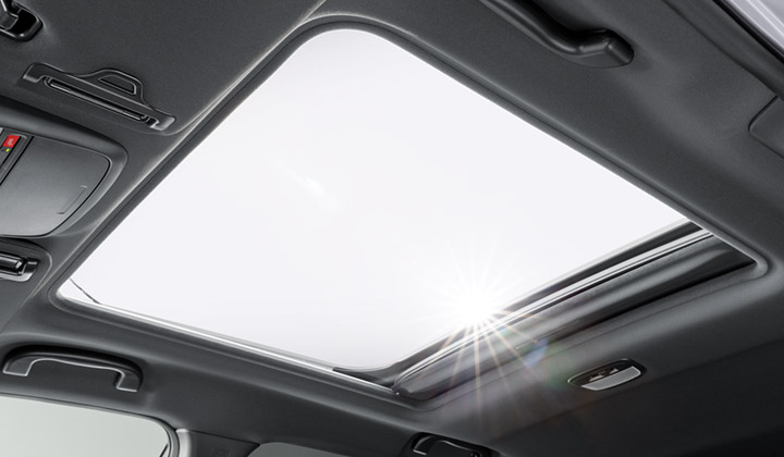 <sg-lang1>Power-sliding, Tilt-adjustable Glass Sunroof*³</sg-lang1><sg-lang2></sg-lang2><sg-lang3></sg-lang3>